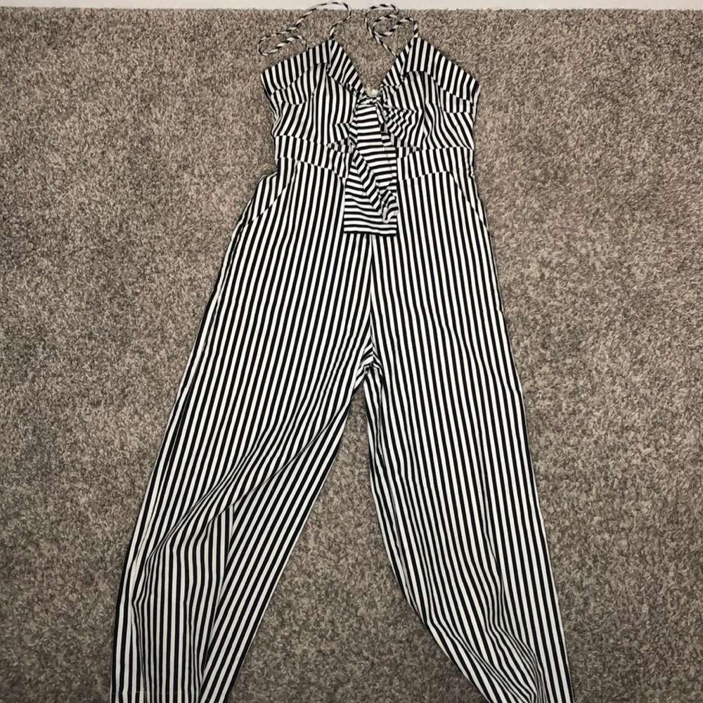 Stripped jumpsuit